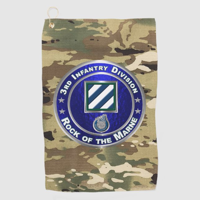 3. Infanterieabteilung Golfhandtuch (Vorderseite)