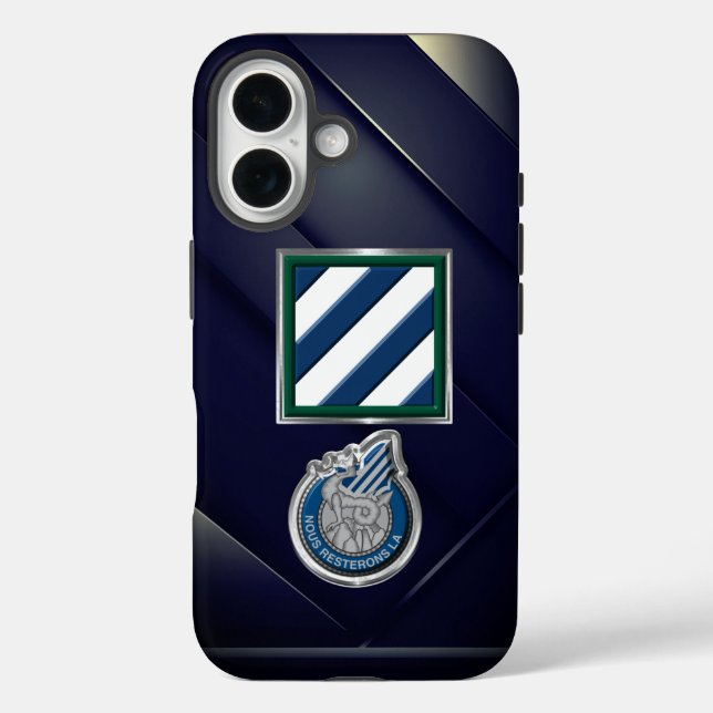 3. Infanterieabteilung iPhone 16 Hülle (Rückseite)