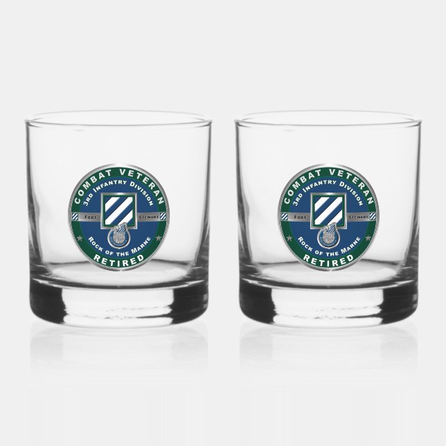 3. Infanterieabteilung: müde Whiskyglas (Vorderseite)