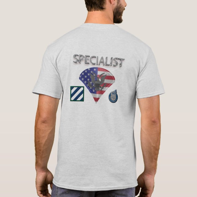 3. Infanterieabteilung - Spezialist T-Shirt (Rückseite)