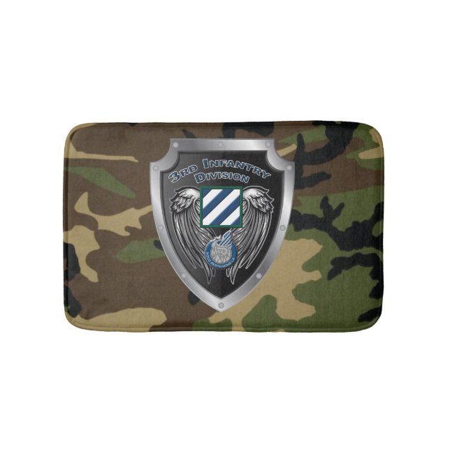 3. Infanterieabteilung Veteran Badematte (Vorderseite)