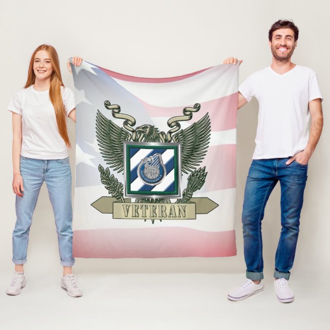 3. Infanterieabteilung Veteran Fleecedecke (Beispiel)