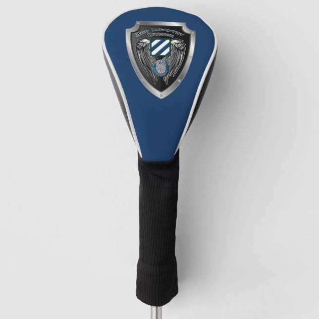 3. Infanterieabteilungsschild Golf Headcover (Vorderseite)