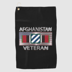 3. Infanteriedivision Afghanistan Veteran Golfhandtuch