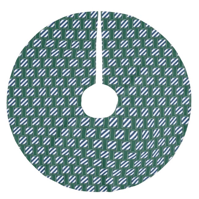 3. Infanteriedivision Polyester Weihnachtsbaumdecke (Vorderseite)