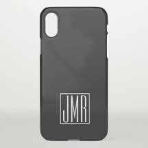 3 Initialmonogramm | Schwarz (oder Farbige)