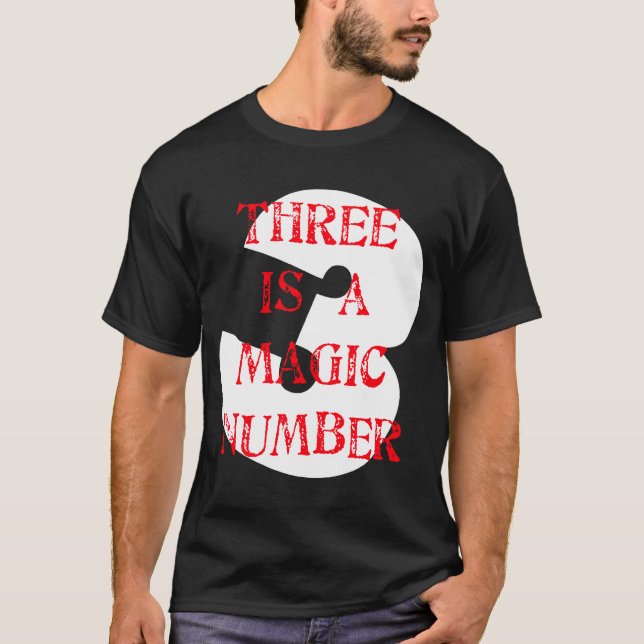 3 ist eine Dateikennung T-Shirt (Vorderseite)