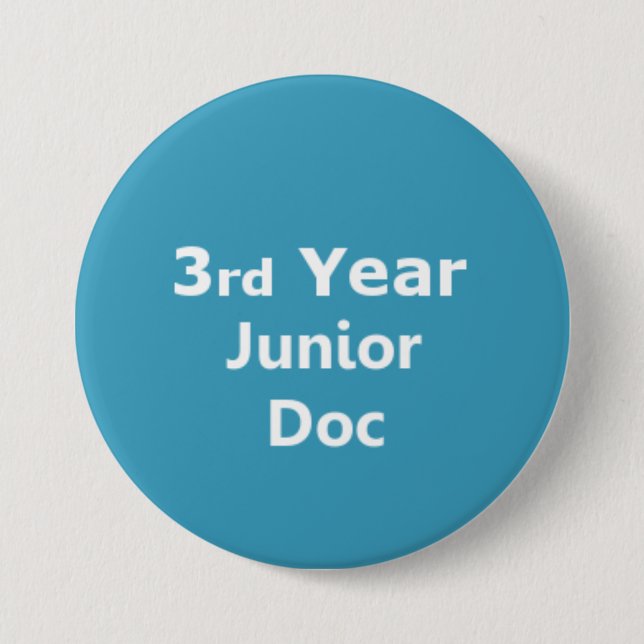 3. Jahr-Juniordoktor-Abzeichen Button (Vorderseite)