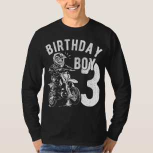 3 Jahre alt - Geburtstagskind - Dirt bike - Motor T-Shirt