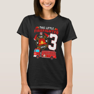 3 Jahre alt ist mein 3. Geburtstag, Junge Feuerweh T-Shirt