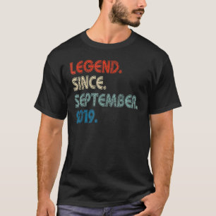3 Jahre alte Legende Seit 3. September 2019 T-Shirt