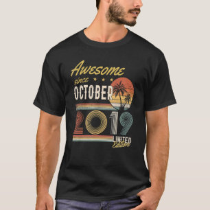3 Jahre alter Witz Phantastisch seit Oktober 2019 T-Shirt