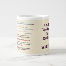 > 3 Jahre = Willful Negligence by RoseWrits Jumbo-Tasse