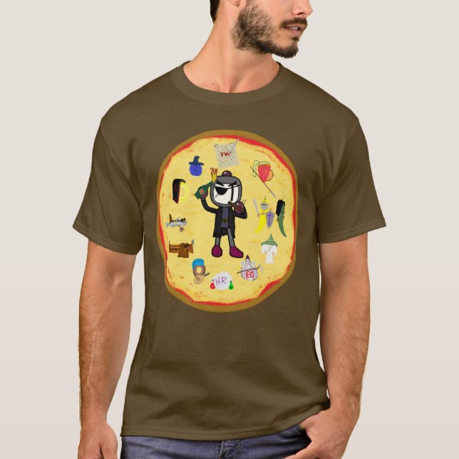 3-jähriges Streamiversary Donothon MS Paint T-Shirt (Vorderseite)