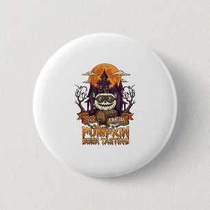 3. jährliche Kürbisbier-Verkostung Halloween Spuk Button