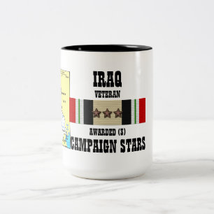 3 KAMPAGNE STARTET IRAK VETERAN ZWEIFARBIGE TASSE