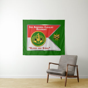 3. Kavallerie-Regiment “Brave Rifles” Wandteppich