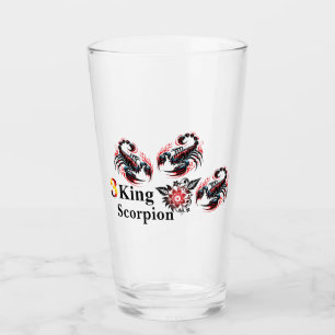 3 King Sporpion Trinkbehälter Glas