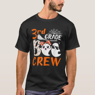 3. Klasse Boo Crew Lehrer Schüler Geist Halloween T-Shirt