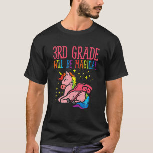 3. Klasse drittes magisches Einhorn erster Tag der T-Shirt