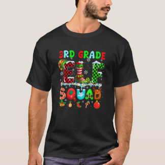 3. Klasse Elfengruppe Weihnachten Bunter Lehrer-St T-Shirt