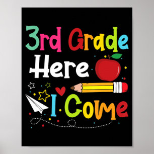 3. Klasse, hier komme ich zum Lehrer zurück zu Sch Poster