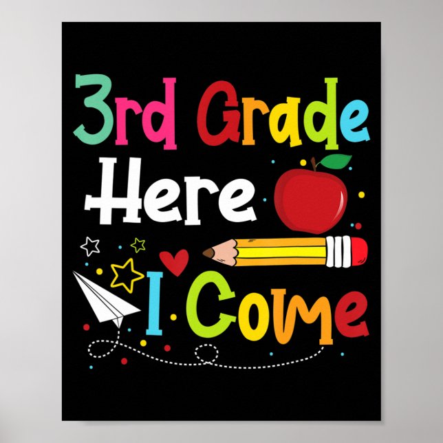 3. Klasse, hier komme ich zum Lehrer zurück zu Sch Poster (Vorne)