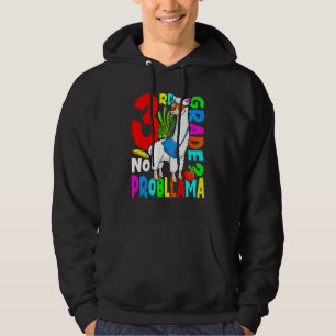 3. Klasse Kein Prob Lama Zurück zur Schule Erster Hoodie