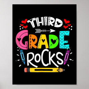 3. Klasse rockt Dritte Klasse Rockt Zurück zur Sch Poster