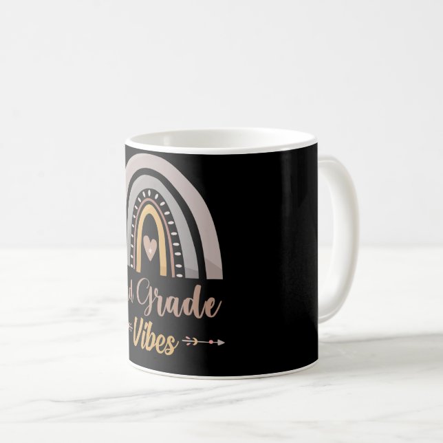 3. Klasse Vibes Rainbow Dritte Klasse zurück zur S Kaffeetasse (VorderseiteRechts)