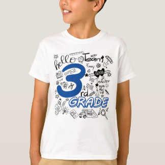 3. Klasse zurück zur Schule Kinder und Lehrer T-Shirt
