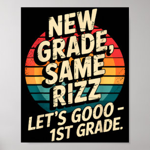 3. Klasse zurück zur Schule neue Klasse gleicher R Poster