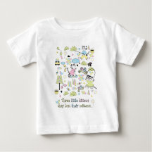 3 kleiner Kätzchen-T - Shirt