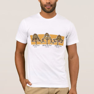 3 kluge Affen T-Shirt
