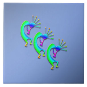 3 Kokopelli #86 Fliese