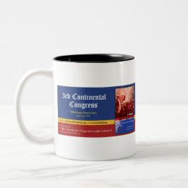 3. Kontinentalkongress Zweifarbige Tasse