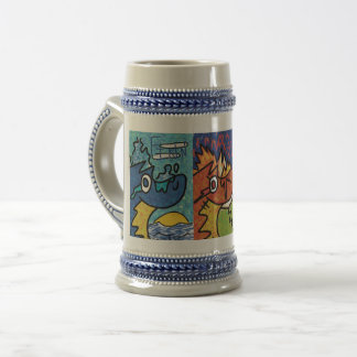 3-köpfiger Drachenstein Bierglas