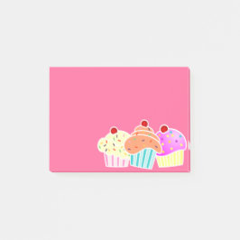 3 Kuchen-klebrige Anmerkung Post-it Klebezettel