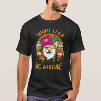 3 kurze Beine große Einstellung T-Shirt
