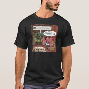 3 Little Social Media Savvy Schweine T-Shirt