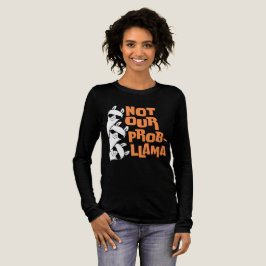 3 Llama Not Our Probllama Three Stacked Sunglasses Tri-Blend Shirt