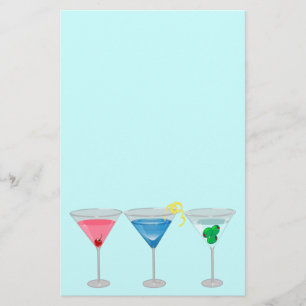 3 Martini-Briefpapier Briefpapier