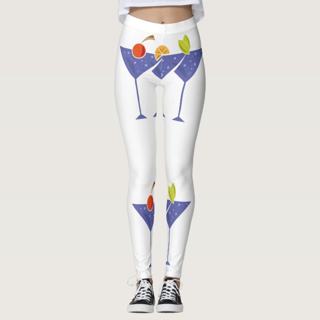 3 Martini Cocktails Thunder_Cove Leggings (Vorderseite)