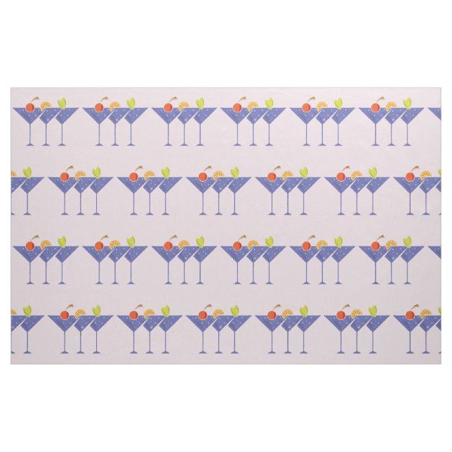 3 Martini Cocktails Thunder_Cove Stoff (Fat Quarter (45,7 x 55,9 cm))