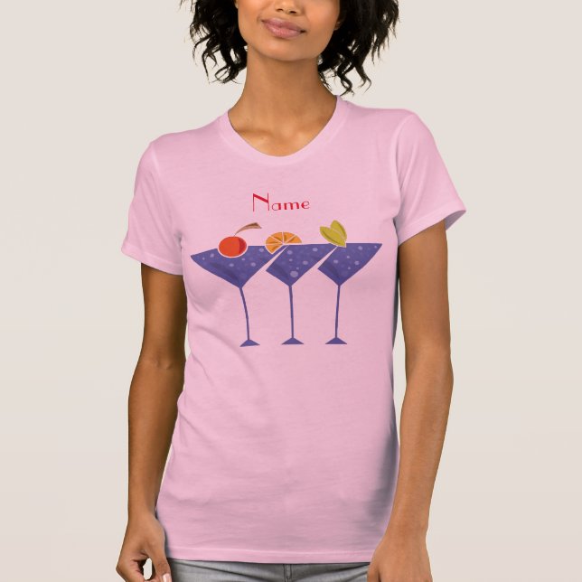 3 Martini Cocktails Thunder_Cove T-Shirt (Vorderseite)
