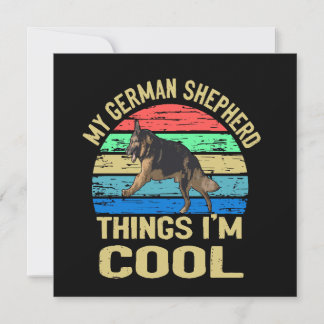 3 Mein deutscher Schäferhund Ding Ich bin cool vin Einladung