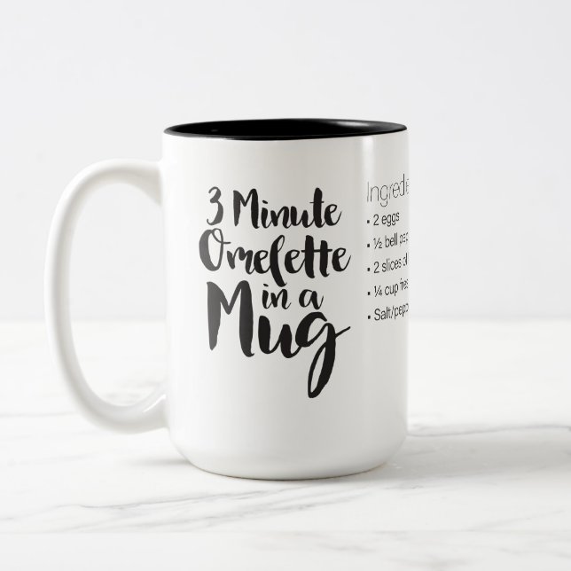 3 Minuten Omelet in einer Tasse Rezept—LRG TASSE (Links)