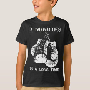 3 Minuten sind eine lange Zeit Lustiges Boxen T-Shirt
