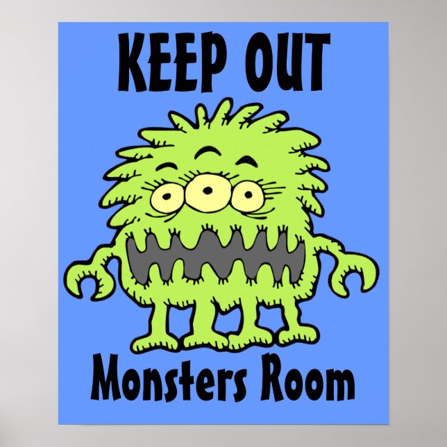 3 Mit Augen Mongo Monster Doster Poster (Vorne)