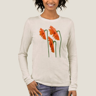 3 Mohn-Tunika Tri-Blend Shirt